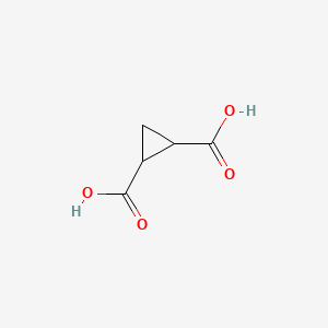 Cyclopropane-1,2-dicarboxylic acid chemical structure (CAS 1489-58-3)