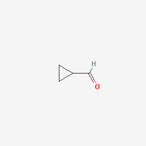 Cyclopropanecarbaldehyde chemical structure (CAS 1489-69-6)
