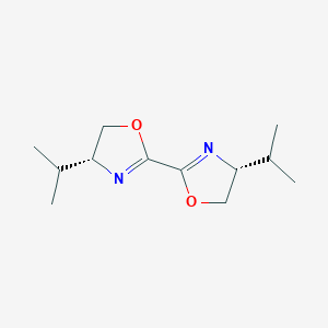 (4R,4'R)-4,4'-Diisopropyl-4,4',5,5'-tetrahydro-2,2'-bioxazole chemical structure (CAS 148925-97-7)
