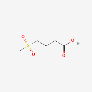 4-(Methylsulfonyl)butanoic acid chemical structure (CAS 148928-08-9)