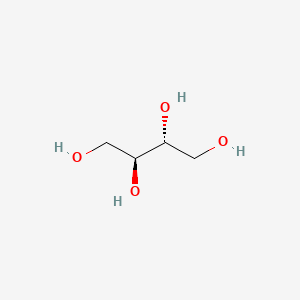 (2R,3S)-rel-Butane-1,2,3,4-tetraol chemical structure (CAS 149-32-6)