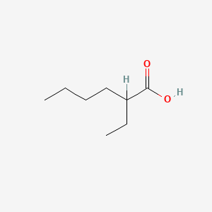2-Ethylhexanoic acid chemical structure (CAS 149-57-5)