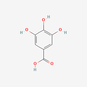 3,4,5-Trihydroxybenzoic acid chemical structure (CAS 149-91-7)