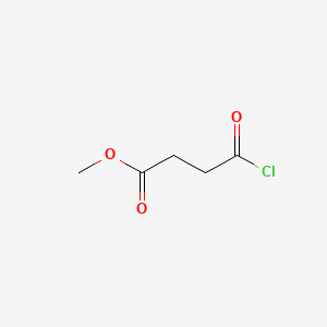 Methyl 4-chloro-4-oxobutanoate chemical structure (CAS 1490-25-1)