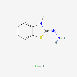 3-Methyl-2-benzothiazolinone hydrazone hydrochloride xhydrate chemical structure (CAS 149022-15-1)