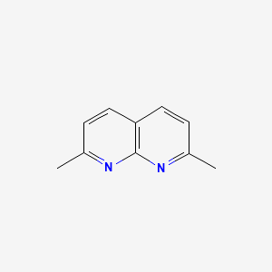 2,7-Dimethyl-1,8-naphthyridine chemical structure (CAS 14903-78-7)