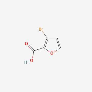 3-Bromofuran-2-carboxylic acid chemical structure (CAS 14903-90-3)