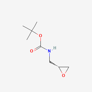 (R)-tert-Butyl (oxiran-2-ylmethyl)carbamate chemical structure (CAS 149057-20-5)