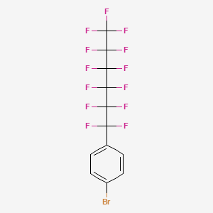1-Bromo-4-(perfluorohexyl)benzene chemical structure (CAS 149068-56-4)