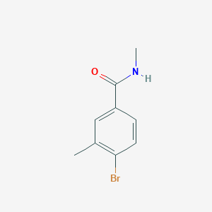 4-Bromo-N,3-dimethylbenzamide chemical structure (CAS 149104-94-9)