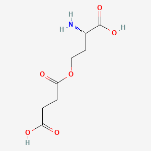 (S)-2-Amino-4-((3-carboxypropanoyl)oxy)butanoic acid chemical structure (CAS 1492-23-5)