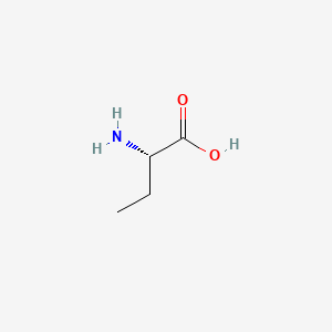 (S)-2-Aminobutanoic acid chemical structure (CAS 1492-24-6)