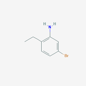 5-Bromo-2-ethylaniline chemical structure (CAS 14922-91-9)