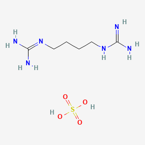 1,1'-(Butane-1,4-diyl)diguanidine sulfate chemical structure (CAS 14923-17-2)