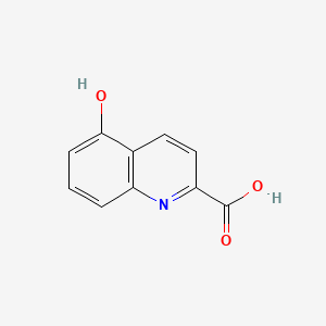 5-Hydroxyquinoline-2-carboxylic acid chemical structure (CAS 149312-98-1)