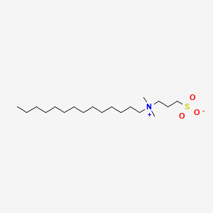 3-(N,N-Dimethylmyristylammonio)propanesulfonate chemical structure (CAS 14933-09-6)