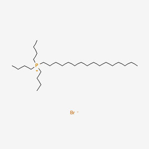 Tributyl(hexadecyl)phosphonium bromide chemical structure (CAS 14937-45-2)
