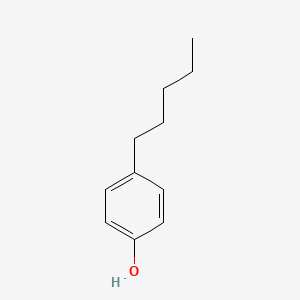 4-Pentylphenol chemical structure (CAS 14938-35-3)