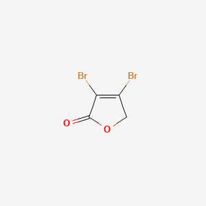 3,4-Dibromofuran-2(5H)-one chemical structure (CAS 149418-41-7)