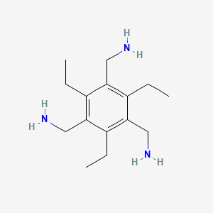 (2,4,6-Triethylbenzene-1,3,5-triyl)trimethanamine chemical structure (CAS 149525-65-5)