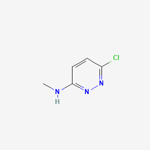 3-Chloro-6-(methylamino)pyridazine chemical structure (CAS 14959-32-1)