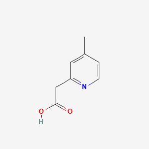 2-(4-Methylpyridin-2-yl)acetic acid chemical structure (CAS 149605-62-9)