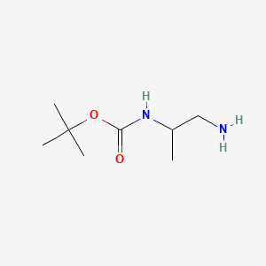 tert-Butyl (1-aminopropan-2-yl)carbamate chemical structure (CAS 149632-73-5)