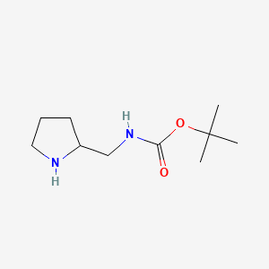2-Boc-aminomethyl-pyrrolidine chemical structure (CAS 149649-58-1)