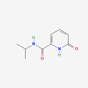 6-Hydroxy-N-(propan-2-yl)pyridine-2-carboxamide chemical structure (CAS 149744-23-0)