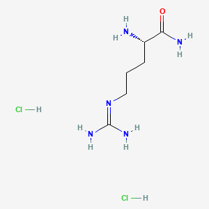 H-Arg-NH2.2HCl chemical structure (CAS 14975-30-5)
