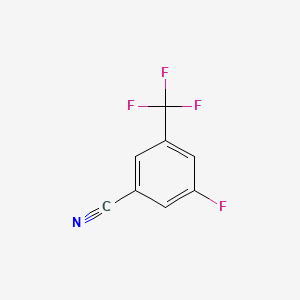 3-Fluoro-5-(trifluoromethyl)benzonitrile chemical structure (CAS 149793-69-1)