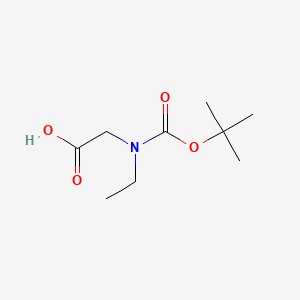 Boc-N-Ethylglycine chemical structure (CAS 149794-10-5)