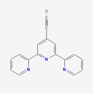 4'-Ethynyl-2,2':6',2''-terpyridine chemical structure (CAS 149817-60-7)