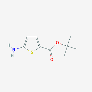 tert-Butyl 5-aminothiophene-2-carboxylate chemical structure (CAS 1498311-57-1)