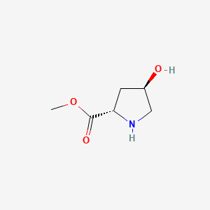 (2S,4R)-Methyl 4-hydroxypyrrolidine-2-carboxylate chemical structure (CAS 1499-56-5)
