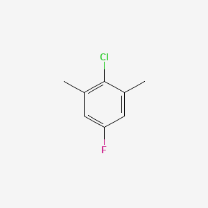 2-Chloro-5-fluoro-1,3-dimethylbenzene chemical structure (CAS 14994-16-2)