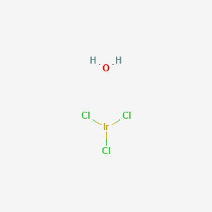 Iridium(III) chloride xhydrate chemical structure (CAS 14996-61-3)