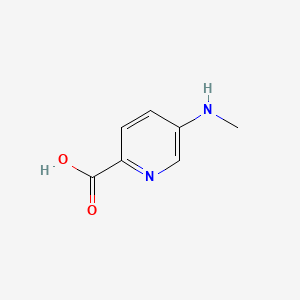 5-(Methylamino)picolinic acid chemical structure (CAS 1499706-39-6)