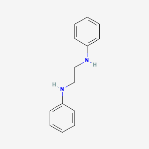 N1,N2-Diphenylethane-1,2-diamine chemical structure (CAS 150-61-8)