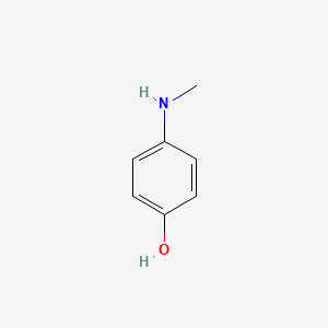 4-(Methylamino)phenol chemical structure (CAS 150-75-4)