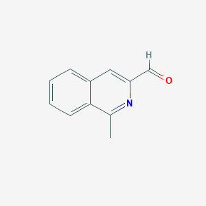 1-Methylisoquinoline-3-carbaldehyde chemical structure (CAS 1500249-21-7)
