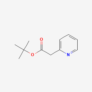tert-Butyl 2-(pyridin-2-yl)acetate chemical structure (CAS 150059-62-4)