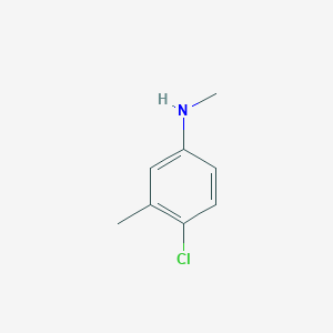 4-Chloro-N,3-dimethylaniline chemical structure (CAS 150084-31-4)