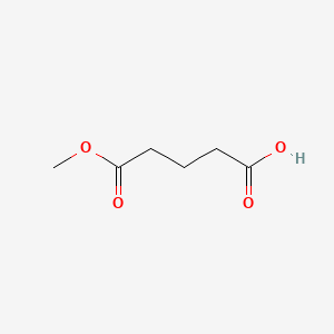 5-Methoxy-5-oxopentanoic acid chemical structure (CAS 1501-27-5)