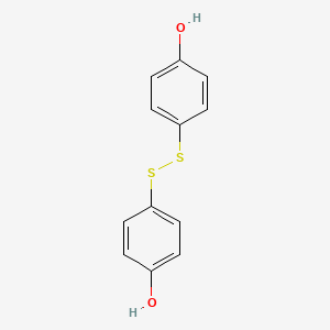 Bis(4-hydroxyphenyl) Disulfide chemical structure (CAS 15015-57-3)