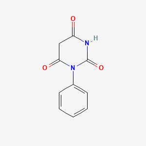 1-Phenylpyrimidine-2,4,6(1H,3H,5H)-trione chemical structure (CAS 15018-50-5)