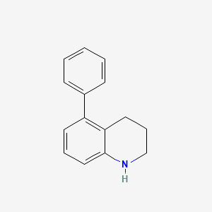 5-Phenyl-1,2,3,4-tetrahydroquinoline chemical structure (CAS 1501859-28-4)