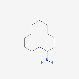 Cyclododecanamine chemical structure (CAS 1502-03-0)