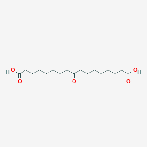 9-Oxoheptadecanedioic acid chemical structure (CAS 1502-36-9)