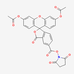 5-CFDA N-succinimidyl ester chemical structure (CAS 150206-05-6)